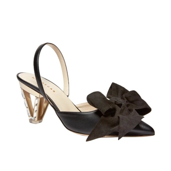 Mia Becar Alessandra Slingback 70 in Black - Picture 1 of 9